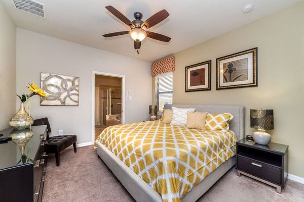 Master King Bedroom 1 Downstairs
Attached Bathroom
Tub & Shower