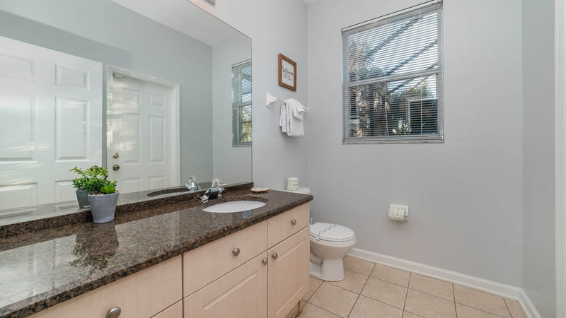 1/2 Bathroom 
Door To Pool