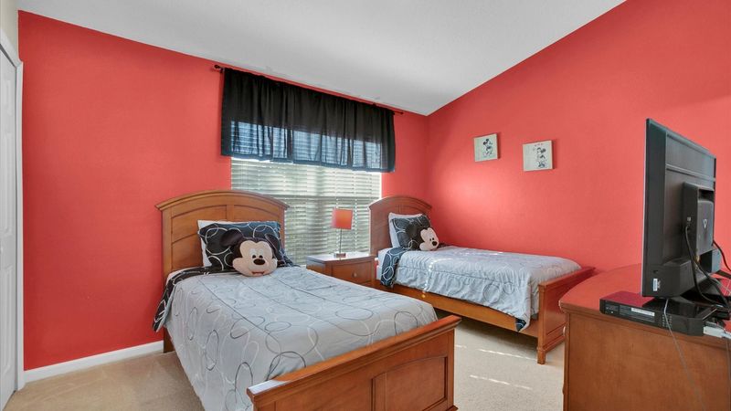 Two Twins Bedroom 2 Upstairs
Attached Bathroom