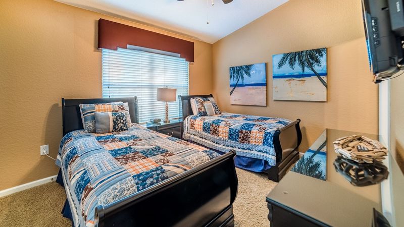 Two Twins Suite Bedroom 2 Upstairs
Attached Bathroom 
Tub/Shower Combo