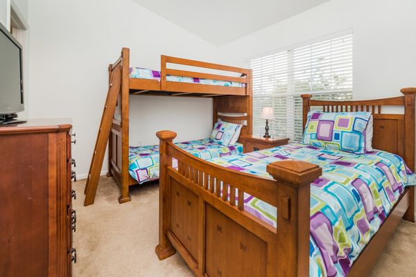 Twin/Twin Bunk + Twin Suite Bedroom 2  Upstairs