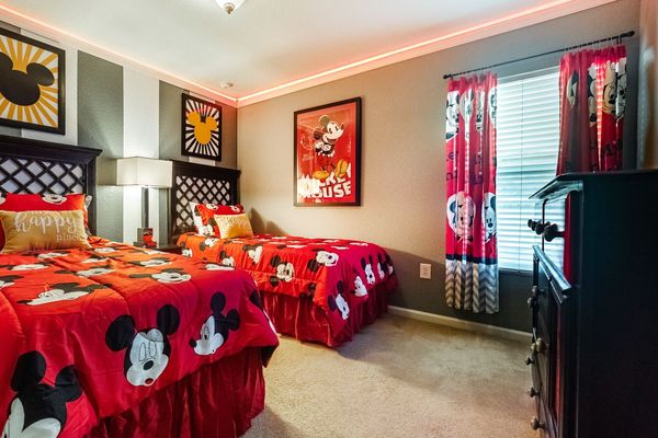 Two Twins Bedroom 4 Upstairs
Mickey Theme