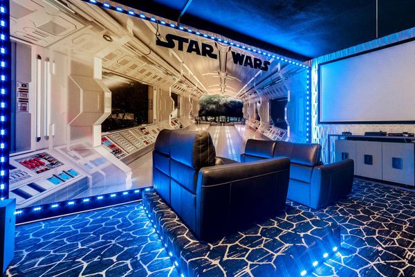 Theater Area in Game Room