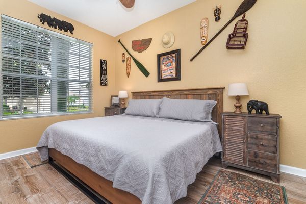 King Suite Bedroom 2 Downstairs
Attached Bathroom