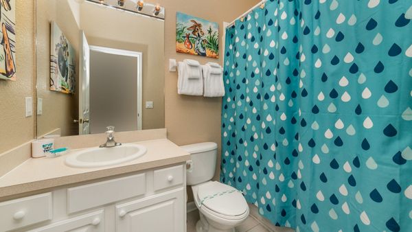 Hall Bathroom 3 Downstairs
Tub/Shower Combo