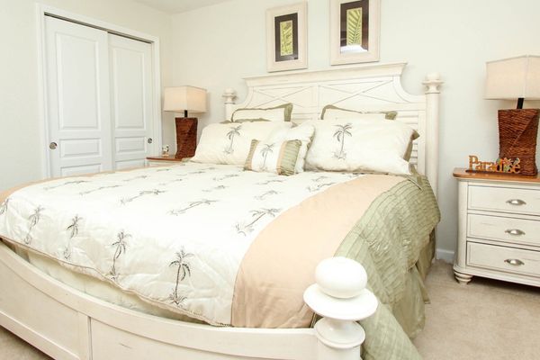 King Suite Bedroom 6 Upstairs
Attached Bathroom-Shower
43" Roku TV