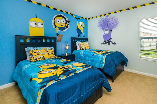 Two Twins Bedroom 4 Upstairs
Minion Theme
