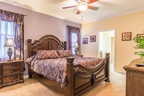 Master Bedroom 1 Downstairs
Attached Bathroom
Tub and Shower
40" TV