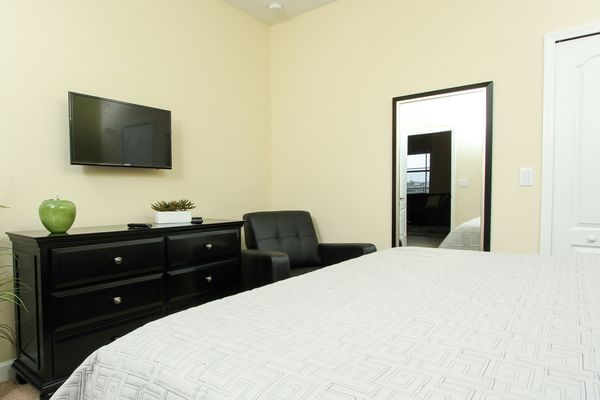 King Suite Bedroom 2 (Angle)
42" Smart TV