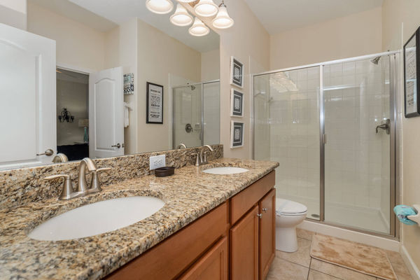 King Suite Bathroom 2 Downstairs
Shower