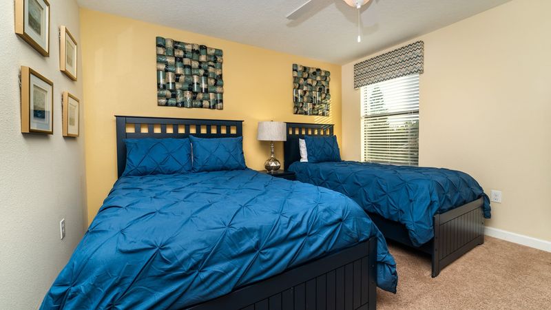 Twin/Double Suite Bedroom 8 Upstairs
Shared Bathroom