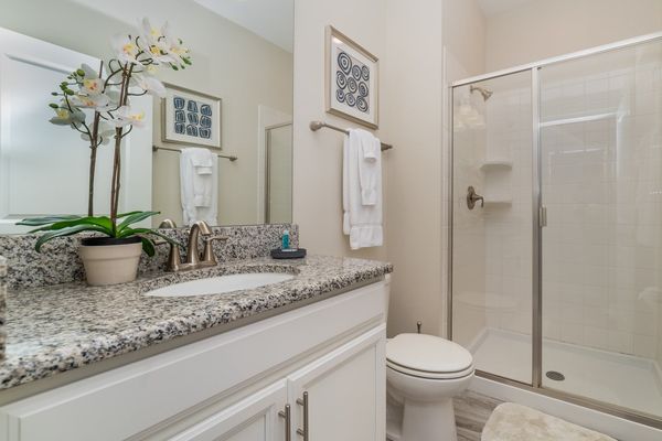 Hall Bathroom  Downstairs
Shower