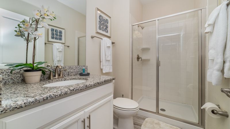 Hall Bathroom  Downstairs
Shower