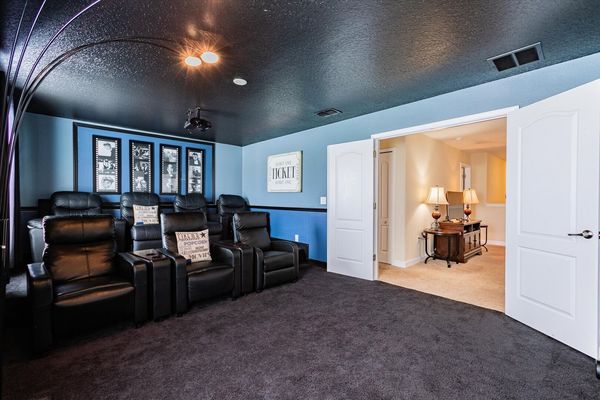 Theater Room (Angle) Upstairs