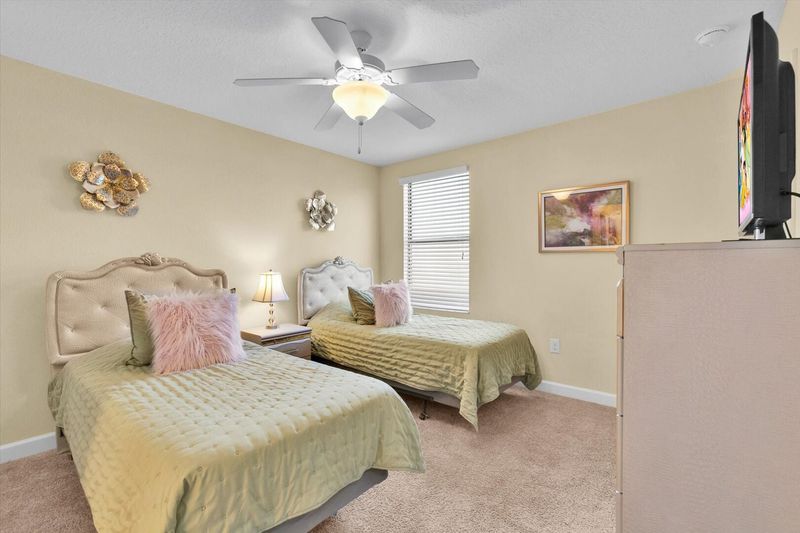 Two Twins Bedroom 8 Upstairs
Shared Bathroom