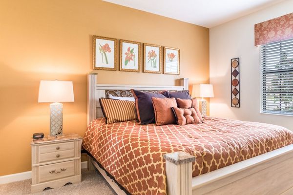 King Suite Bedroom 2 Downstairs
Shared Bathroom-Shower