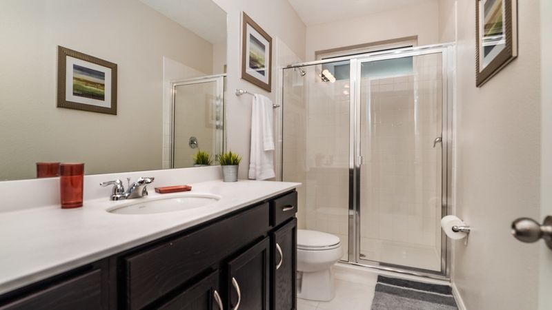 Hall Bathroom Upstairs (Shower)