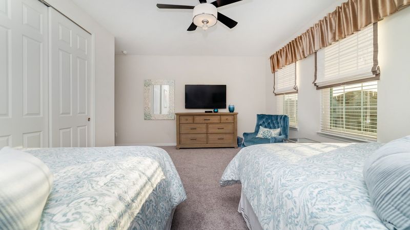 Two Queens Suite Bedroom 2 (Angle)
55" Smart TV