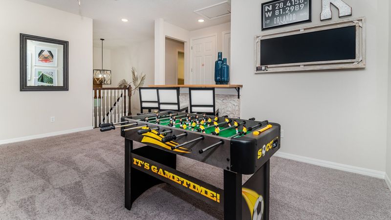 Kids Size Foosball in Loft