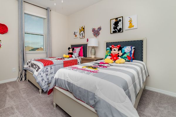 Two Twins Bedroom 5 Upstairs
Mickey Theme