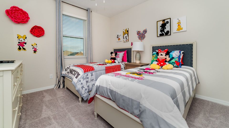 Two Twins Bedroom 5 Upstairs
Mickey Theme