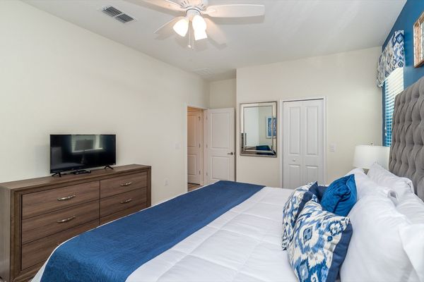 Master King  Bedroom 1 (Angle)
55" TV