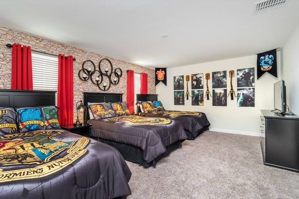 Three Doubles Bedroom 9 Upstairs
Harry Potter 
43" TV