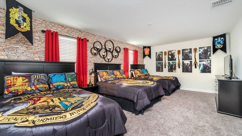 Three Doubles Bedroom 9 Upstairs
Harry Potter 
43" TV
