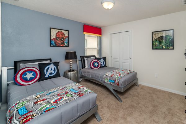 Two Twins Bedroom 5 Upstairs
Avengers