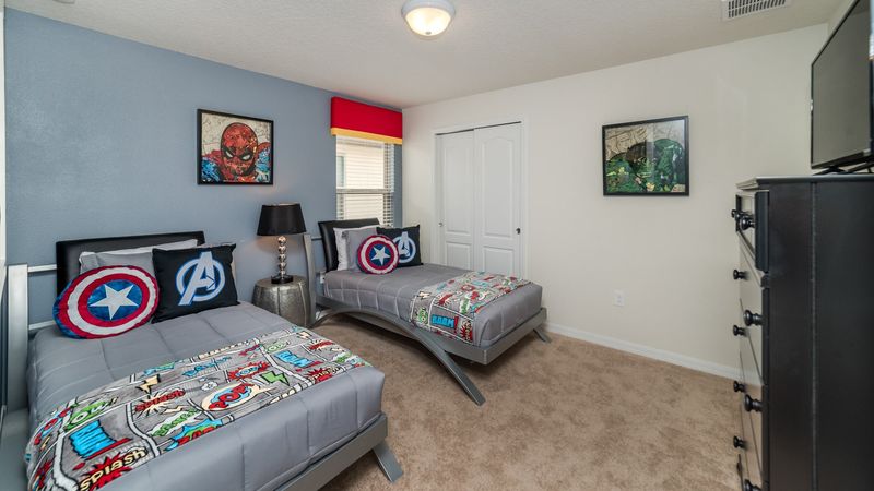 Two Twins Bedroom 5 Upstairs
Avengers