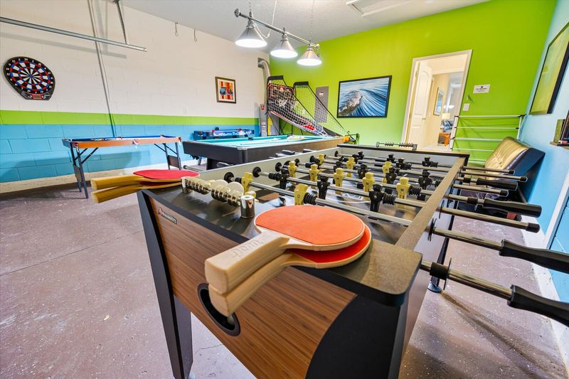 Game Room
Over View
Foosball
Basketball Hoops