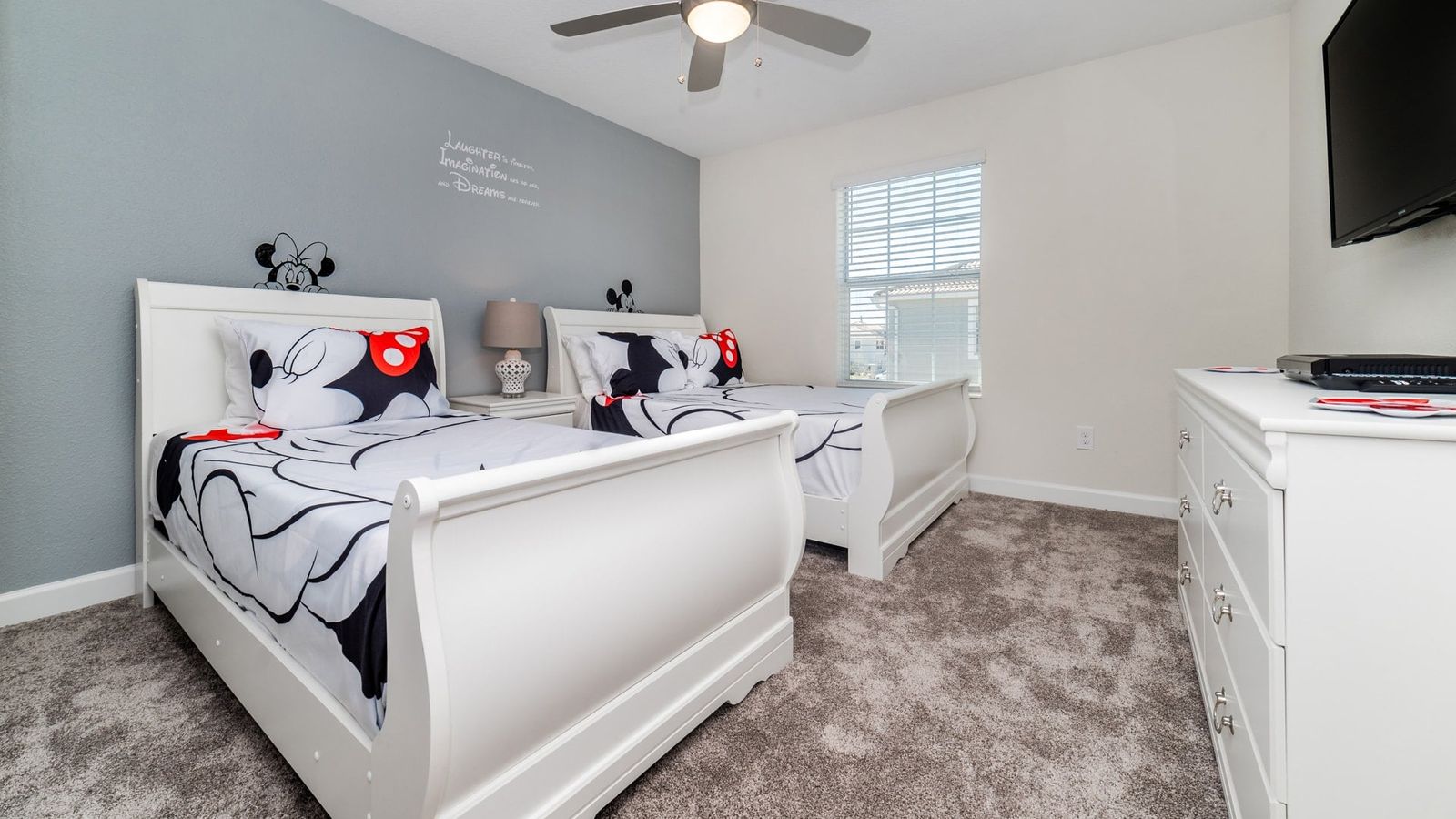 Twin/Double Bedroom 3  Upstairs
43" Smart TV