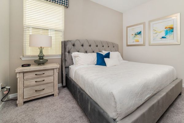 King Suite Bedroom 2 
Downstairs
Attached Bathroom
Tub/Shower Combo