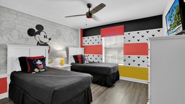 Two Twins Bedroom 2 Upstairs
Mickey Theme