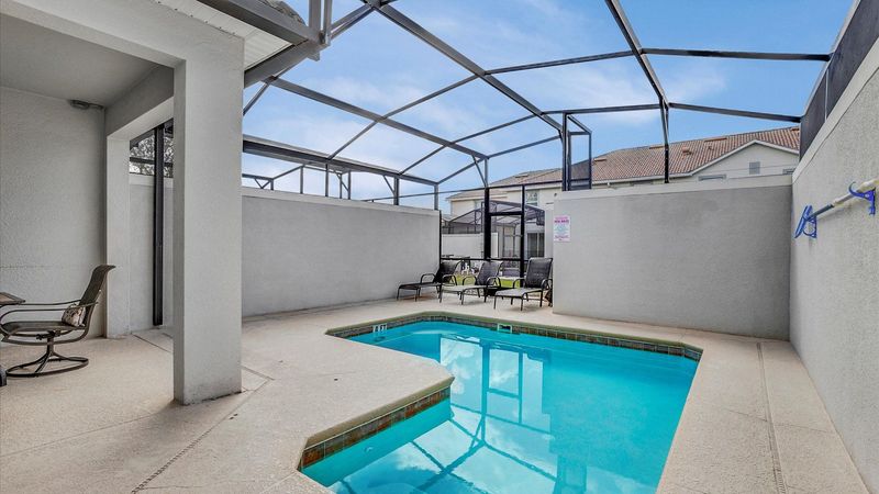 Pool Faces South