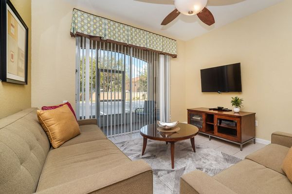 Living Room (Angle)
50" Roku TV
Sound System