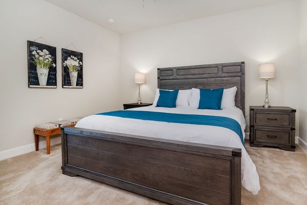 King Suite Bedroom 6 Upstairs
Attached Bathroom