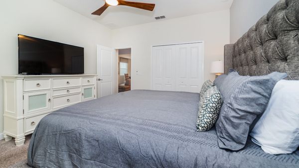 King Suite Bedroom 1 (Angle)
55" Smart TV