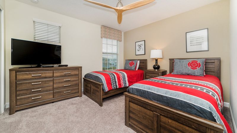 Two Twins Bedroom 5 Upstairs
43" Roku TV