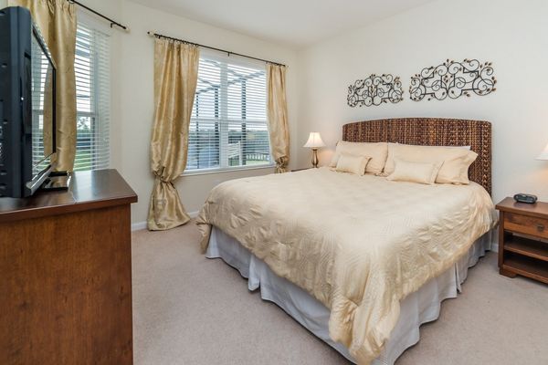 Master King Bedroom 2 Downstairs
Attached Bathroom-Shower