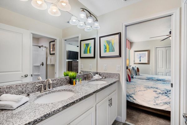 Jack N Jill Bathroom 3 Upstairs Shower