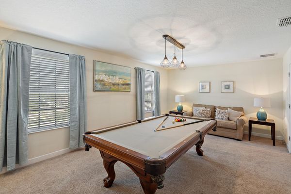 Game Room Upstairs with Pool Table