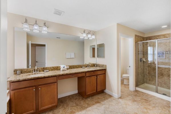 Master King Bathroom 2 Upstairs Shower