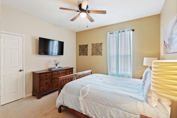 Queen Suite Bedroom 2 Downstairs
50" Roku TV