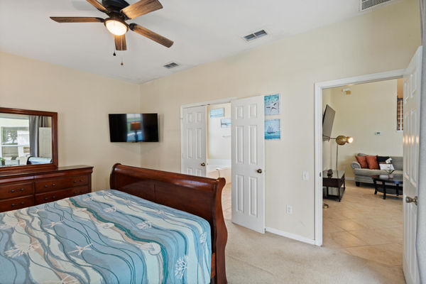 Master King Bedroom 1 Downstairs
50" Roku TV