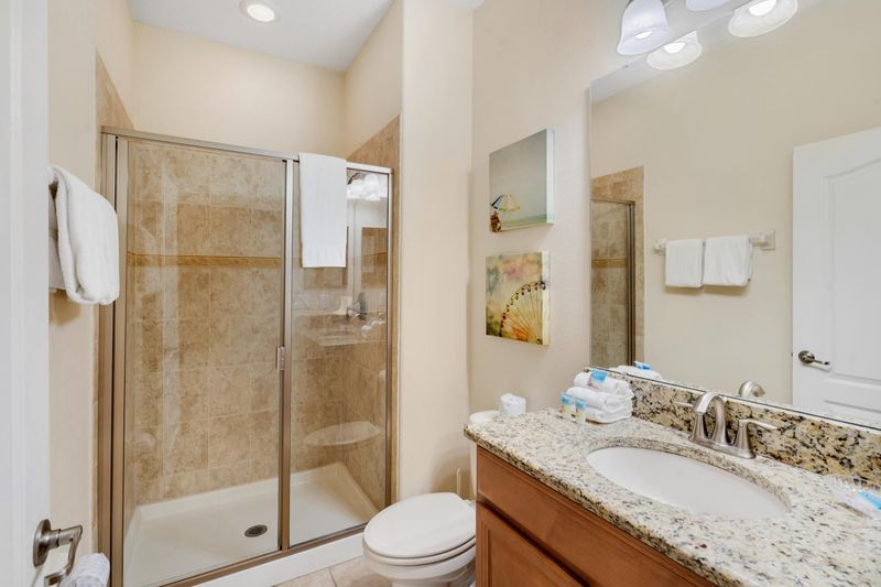 Hall Bathroom 1 Downstairs Shower
