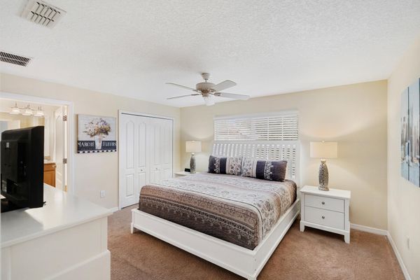 Master King Bedroom 4 Upstairs 
Attached Bathroom