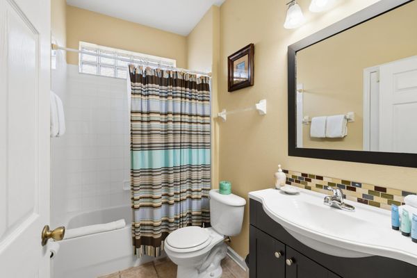 Hall Bathroom 3, Tub/Shower Combo