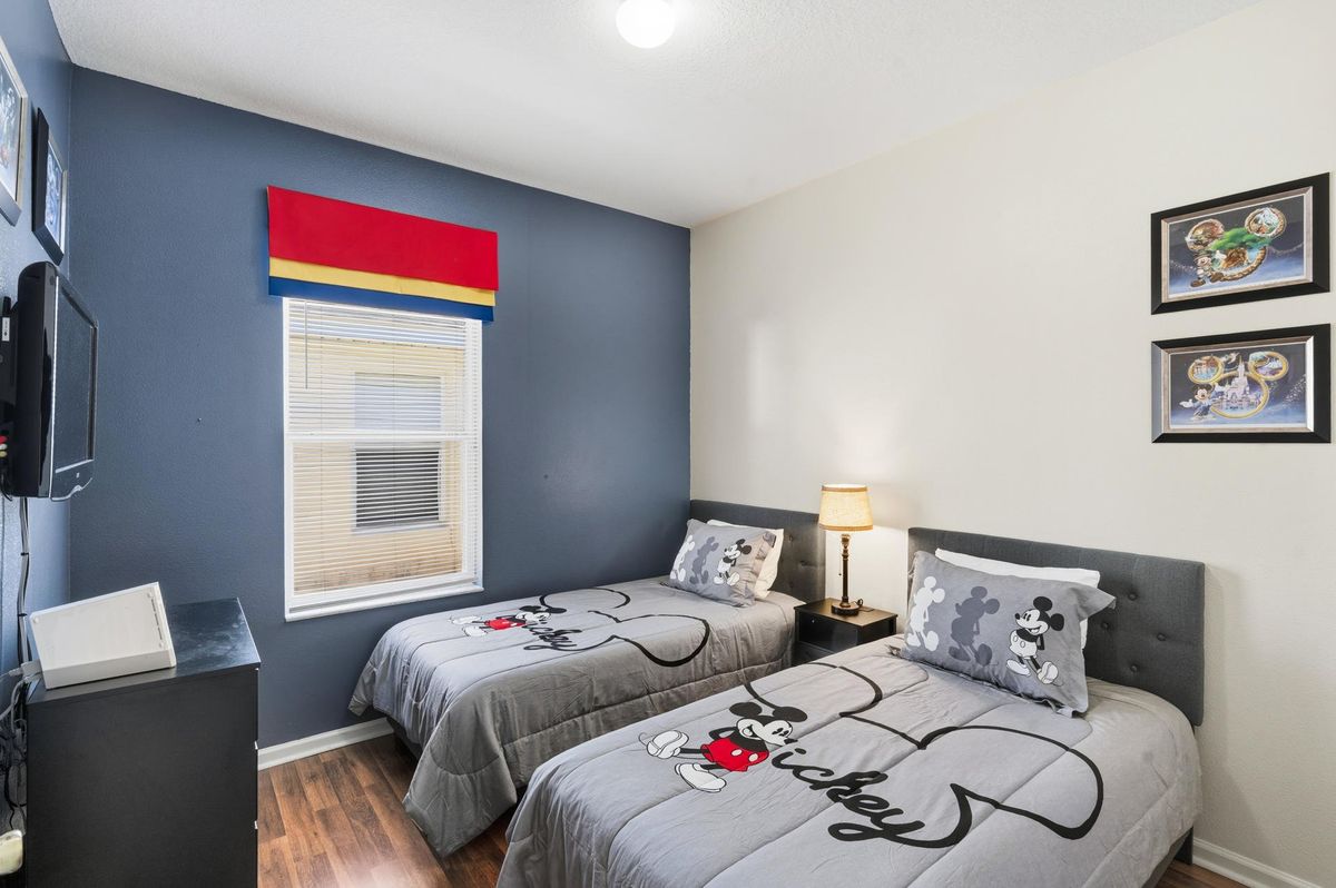 Two Twins Bedroom 4, 32" TV 
Mickey Theme
