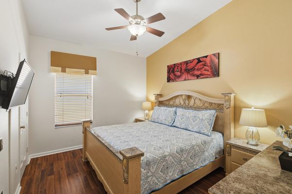 King Suite Bedroom 2, Attached Bathroom, 40" Smart TV